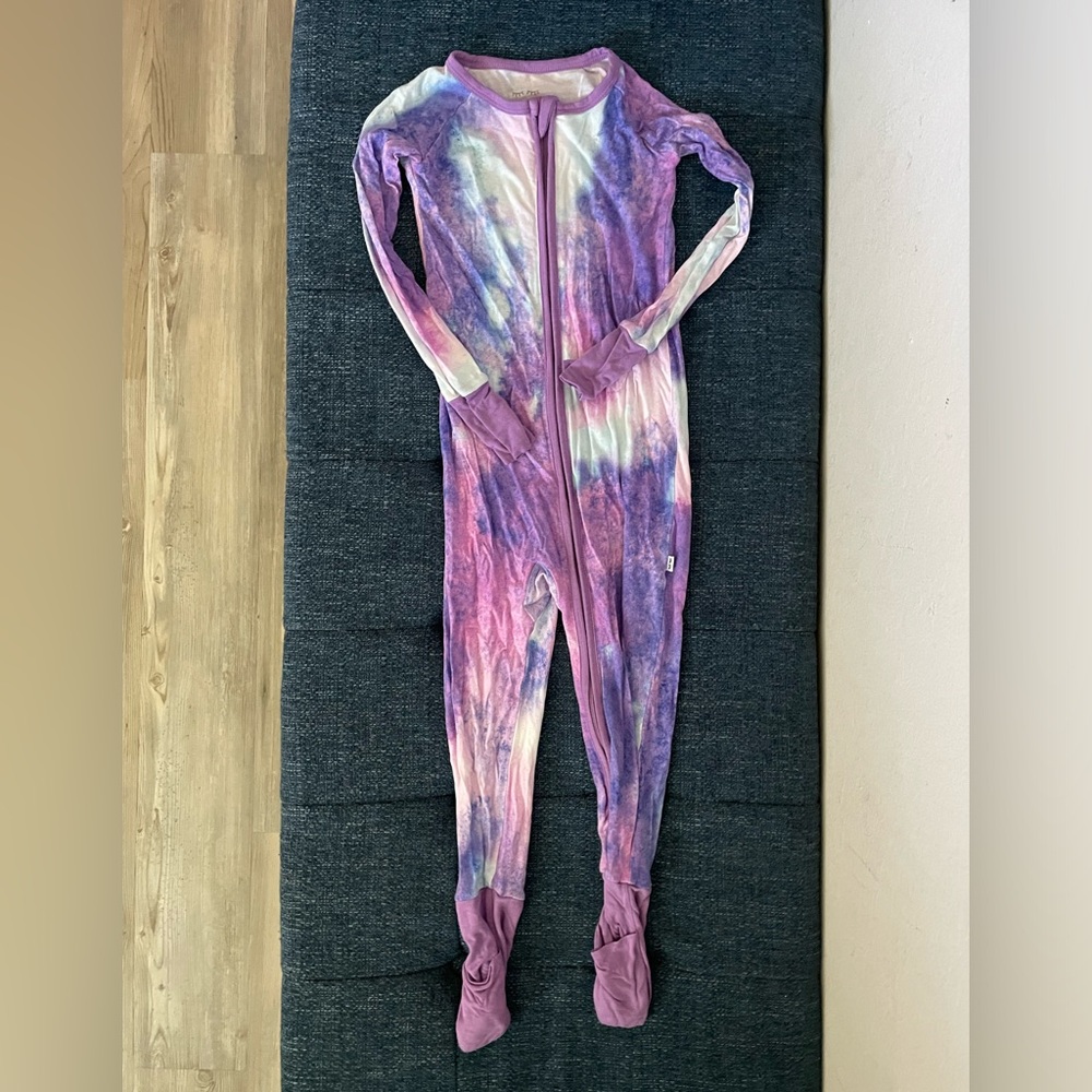 Little Sleepies Zippy Purple Watercolor 2T